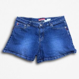 Unionbay Vintage Y2K Denim Shorts Size 13 Blue Cotton Medium Wash 3 Inseam